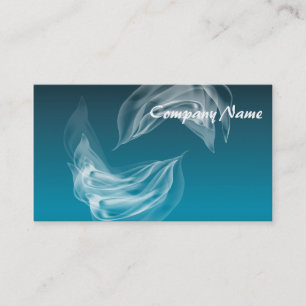 Abstract Dolphins at Play Business Card