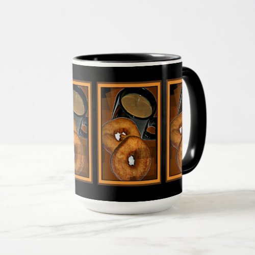Abstract Donut And Coffee Modern Art Mug