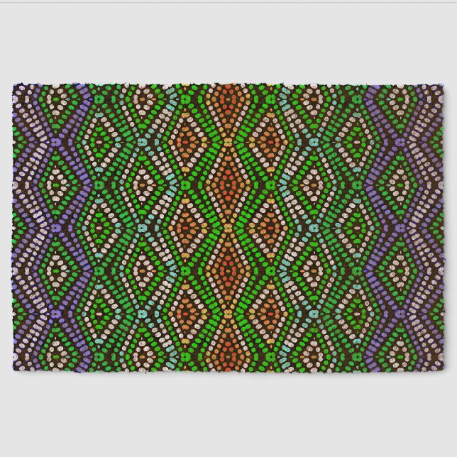 Abstract Dot Pattern Aesthetic Doormat Fiber Doormat (Front)