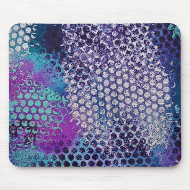 Abstract Dots Mouse Pad (Front)