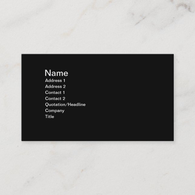 Abstract dots  Science Business Card (Front)