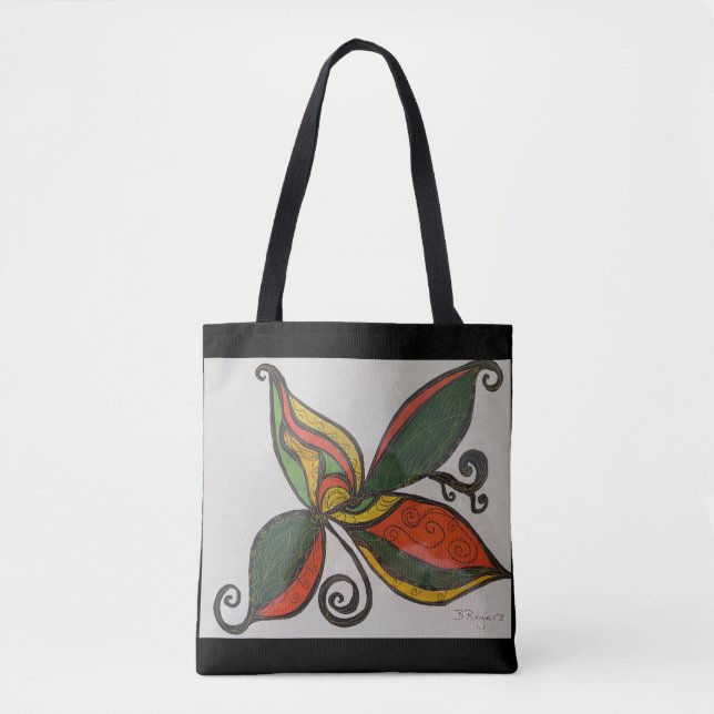 Abstract Double Sided Tote Bag (Front)