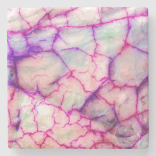 Abstract Dragon Vein Skin Agate Stone Coaster