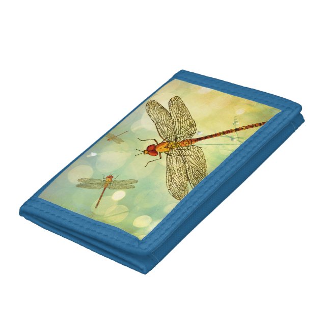 Abstract Dragonflies in a Garden wallet (Bottom)