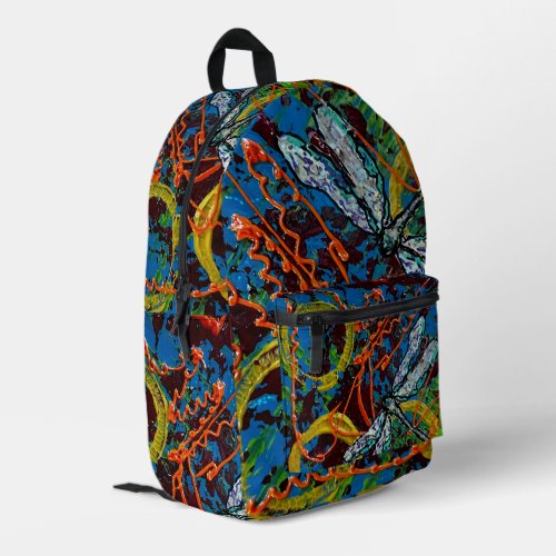 Abstract Dragonfly Backpack