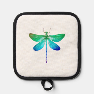 Abstract Dragonfly Nature Insect Colorful Dragonfl Pot Holder