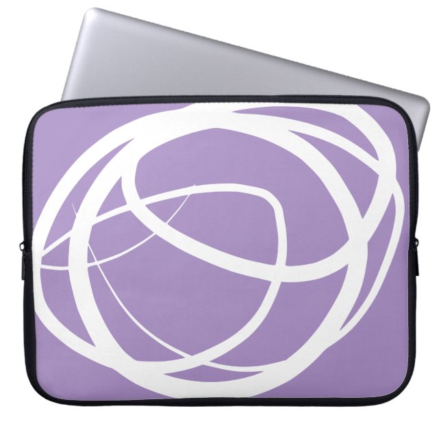 Abstract draw design Electronics Bag (Front)