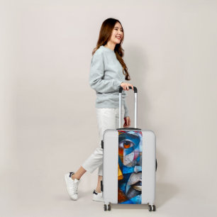 Abstract drawing luggage