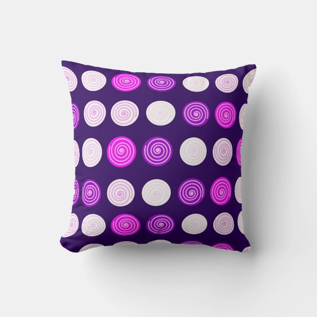 Abstract Dream Symbol Design Throw Pillow (Front)
