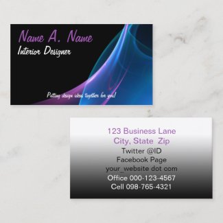 Abstract Dreamy Purple Blue Sweep