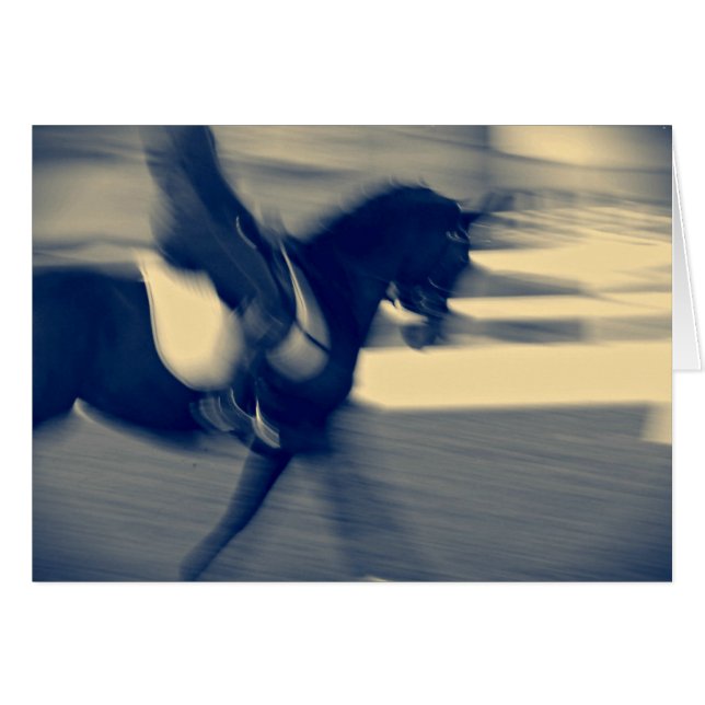 Abstract Dressage Cards (Front Horizontal)