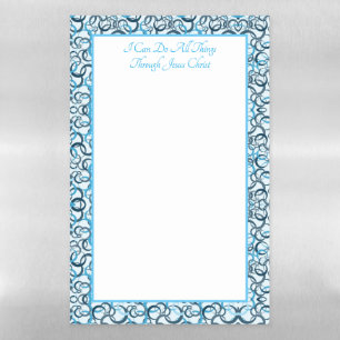 Abstract Dry Erase Sheet I Can Do All Things...