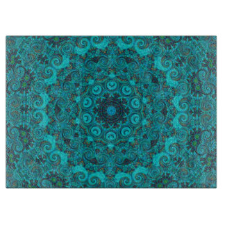 Abstract Earth Cutting Board