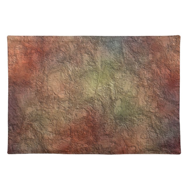 Abstract Earth Tone Colors Placemats (Front)