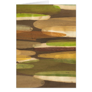 Abstract Earth Tone Landscape Cards