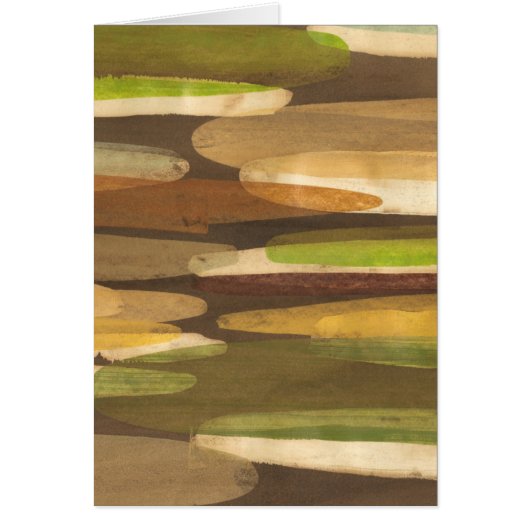 Abstract Earth Tone Landscape Cards (Front)