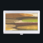 Abstract Earth Tone Landscape Case For Business Cards<br><div class="desc">This abstract landscape was created by Megan Meagher. The earth tones of the piece give it a rustic feeling. Purchase yours today!</div>