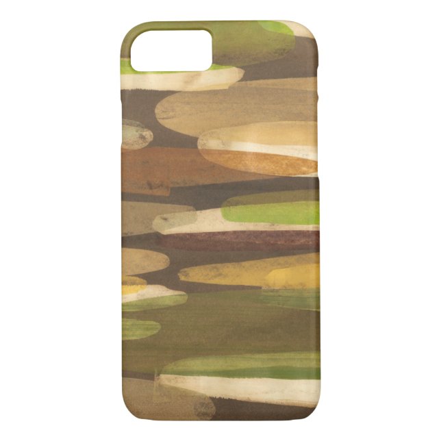 Abstract Earth Tone Landscape Case-Mate iPhone Case (Back)
