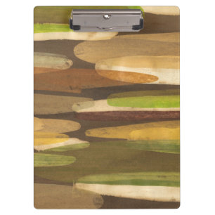 Abstract Earth Tone Landscape Clipboard