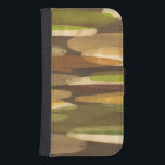 Abstract Earth Tone Landscape Galaxy S4 Wallet Case<br><div class="desc">This abstract landscape was created by Megan Meagher. The earth tones of the piece give it a rustic feeling. Purchase yours today!</div>