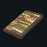 Abstract Earth Tone Landscape Tri-fold Wallet<br><div class="desc">This abstract landscape was created by Megan Meagher. The earth tones of the piece give it a rustic feeling. Purchase yours today!</div>