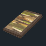 Abstract Earth Tone Landscape Tri-fold Wallet<br><div class="desc">This abstract landscape was created by Megan Meagher. The earth tones of the piece give it a rustic feeling. Purchase yours today!</div>
