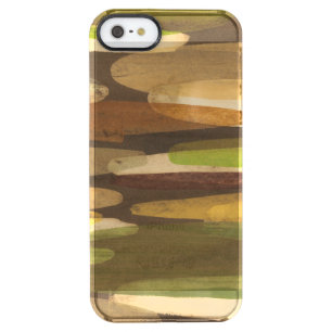Abstract Earth Tone Landscape Clear iPhone SE/5/5s Case