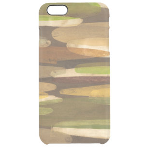Abstract Earth Tone Landscape Clear iPhone 6 Plus Case