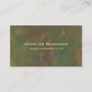Abstract Earth Tones Business Card