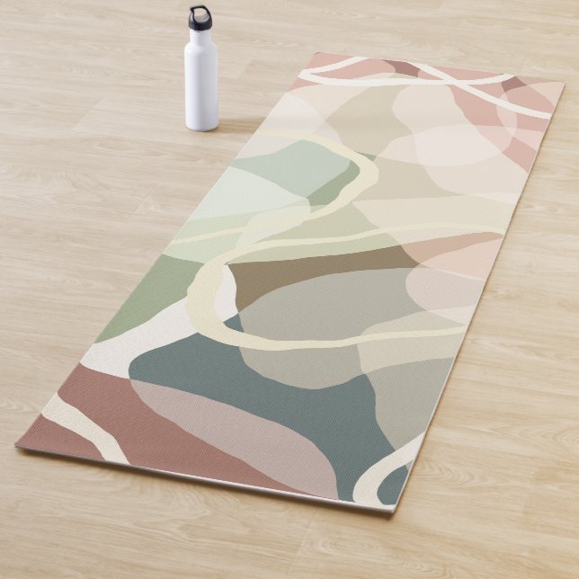 Abstract Earthiness Yoga Mat (In Situ)