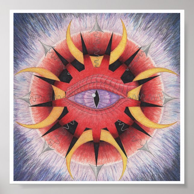 Abstract Eclipse Poster (Front)