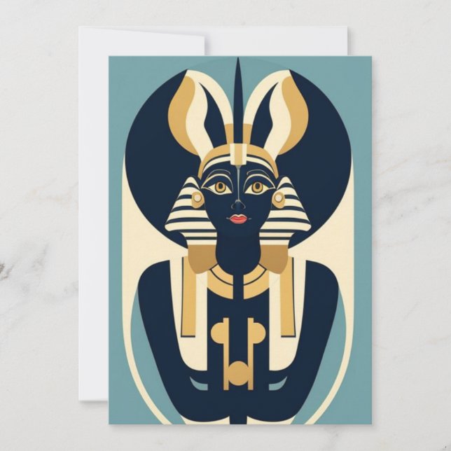 Abstract Egypt Invitation (Front)