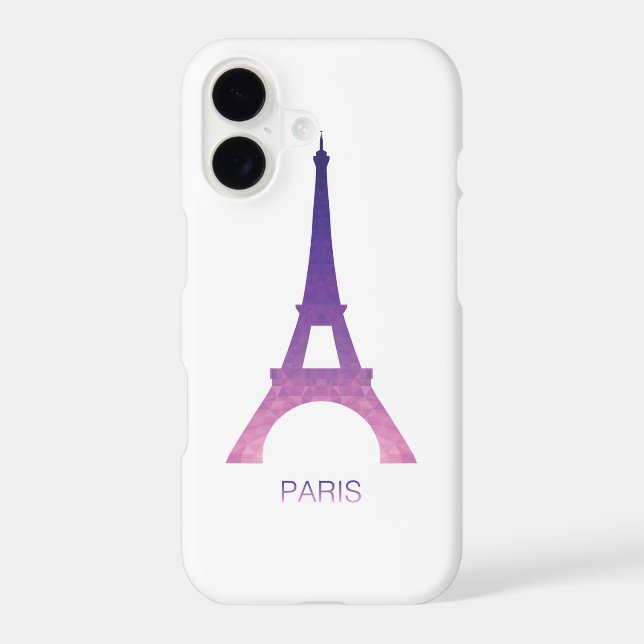 Abstract Eiffel Tower Iphone Case (Back)