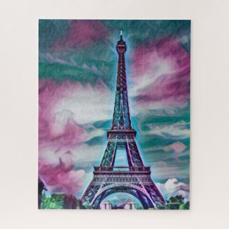 Abstract Eiffel Tower  