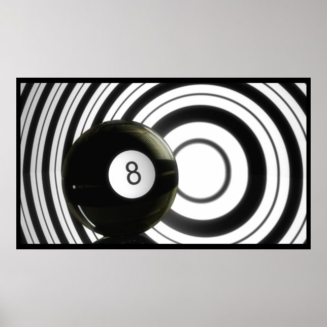 Abstract Eightball Poster (Front)