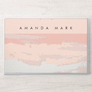 Abstract Elegance Beige Cute Stylish HP Laptop Skin