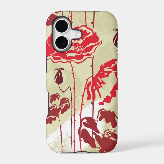 Abstract Elegance floral pattern 2 Iphone Case (Back)