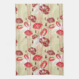 Abstract Elegance floral pattern 2 Kitchen Towel