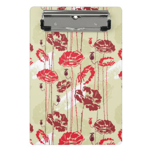 Abstract Elegance floral pattern 2 Mini Clipboard