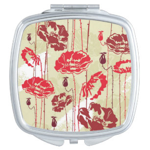 Abstract Elegance floral pattern 2 Mirror For Makeup