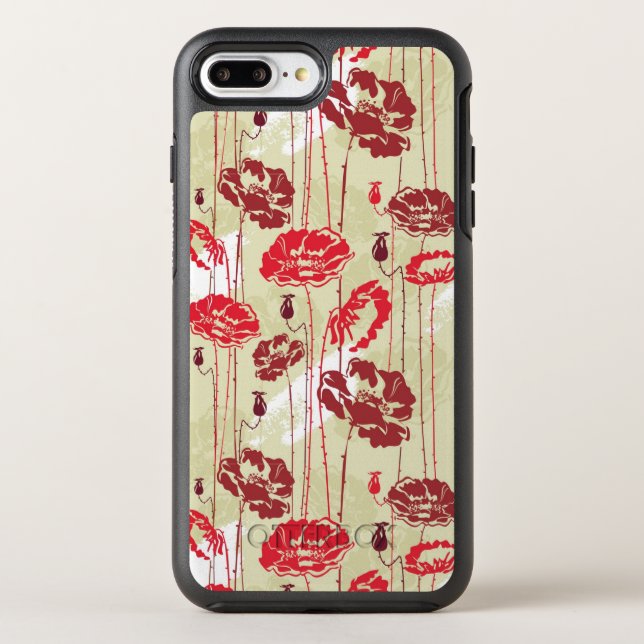 Abstract Elegance floral pattern 2 Otterbox iPhone Case (Back)