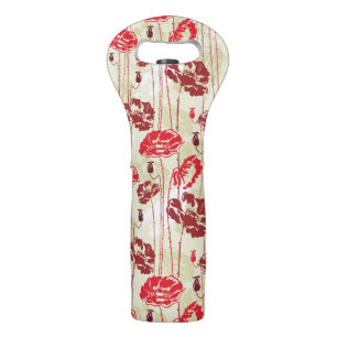 Abstract Elegance floral pattern 2 Wine Bag