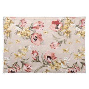 Abstract Elegance floral pattern 3 Placemat