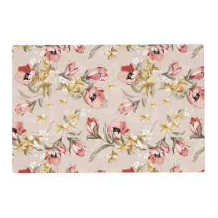 Abstract Elegance floral pattern 3 Placemat