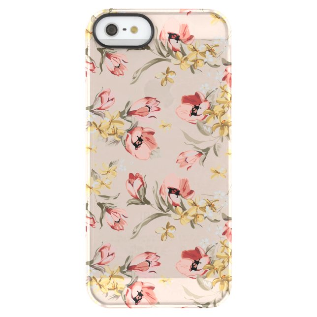 Abstract Elegance floral pattern 3 Uncommon iPhone Case (Back)