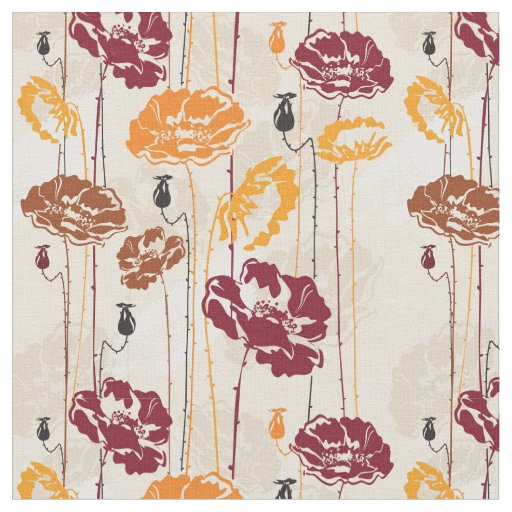 Abstract Elegance floral pattern 4 Fabric