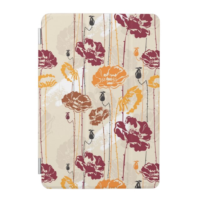 Abstract Elegance floral pattern 4 iPad Mini Cover (Front)