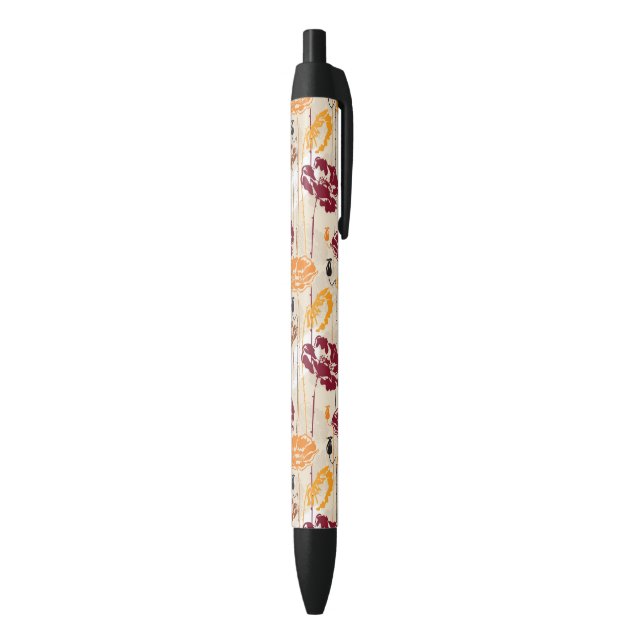 Abstract Elegance floral pattern 4 Pen (Bottom (Vertical))