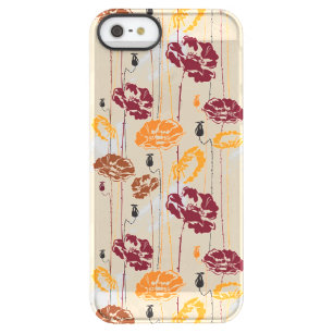 Abstract Elegance floral pattern 4 Permafrost iPhone SE/5/5s Case