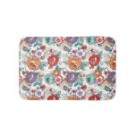 Abstract Elegance floral pattern 5 Bathroom Mat